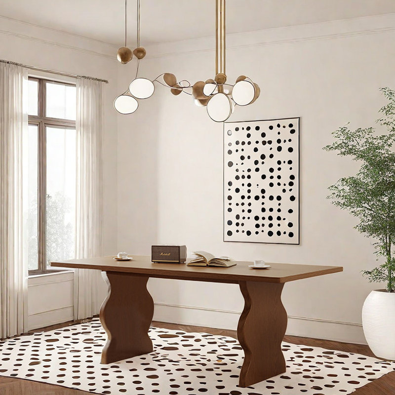 Table de salle à manger French Vintage, H 29,5 po x L 70,8 po x l 31,4 po