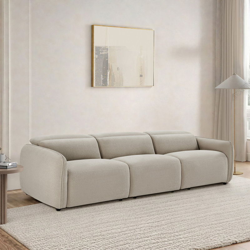 Bayne Upholstered Reclining Modular Sofa, Elite Sand