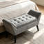 Velvet Upholstered Bench