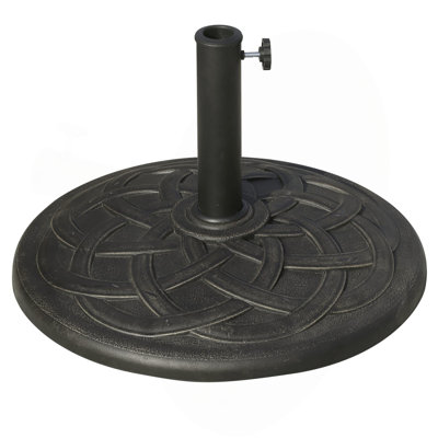 Porte-parasol rond en résine