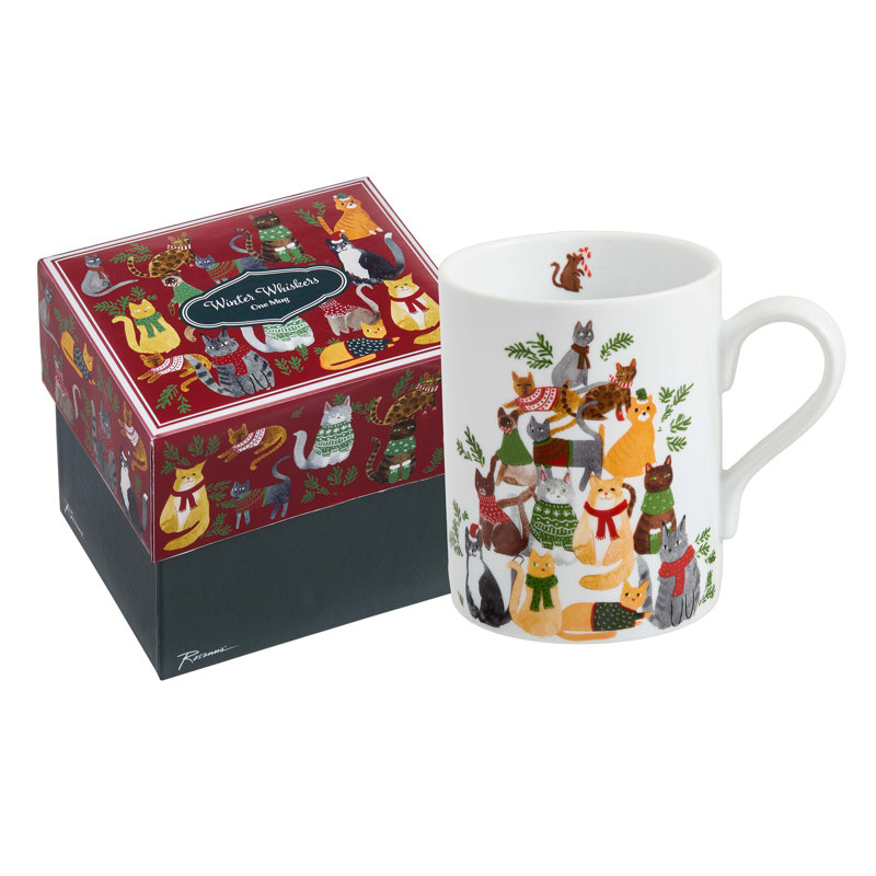 Holiday Pets Winter Whiskers Mug