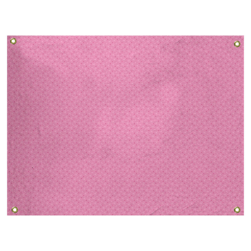 Tapisserie murale hexagonale en treillis, H 27,5 po x l 37,5 po