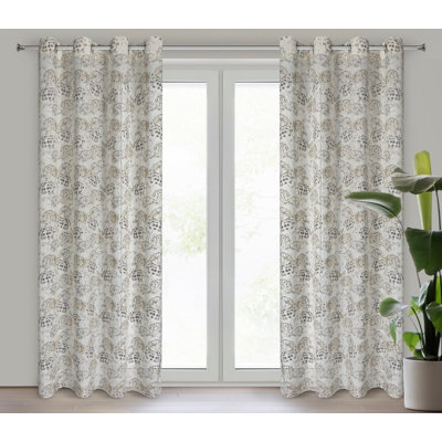 Sheppton Semi Sheer Curtain Single Panel
