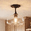 Plafonnier 1 lumière Lani en laiton naturel-235886957