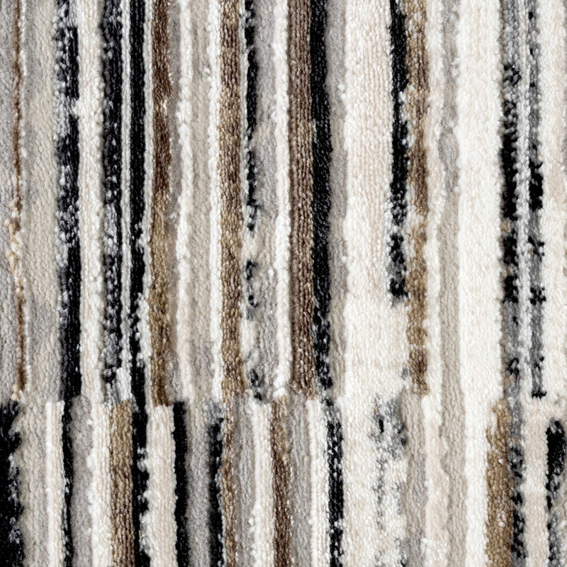 Striped Area Rug, Rectangle 120 x 170cm