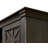 Maja Traditional Wood Hutch With Doors, Storage Hutch, Office Storage, Fully Assembled, Dark Brown