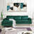 Shannon Velvet Sectional Sofa With Chaise-1400773136