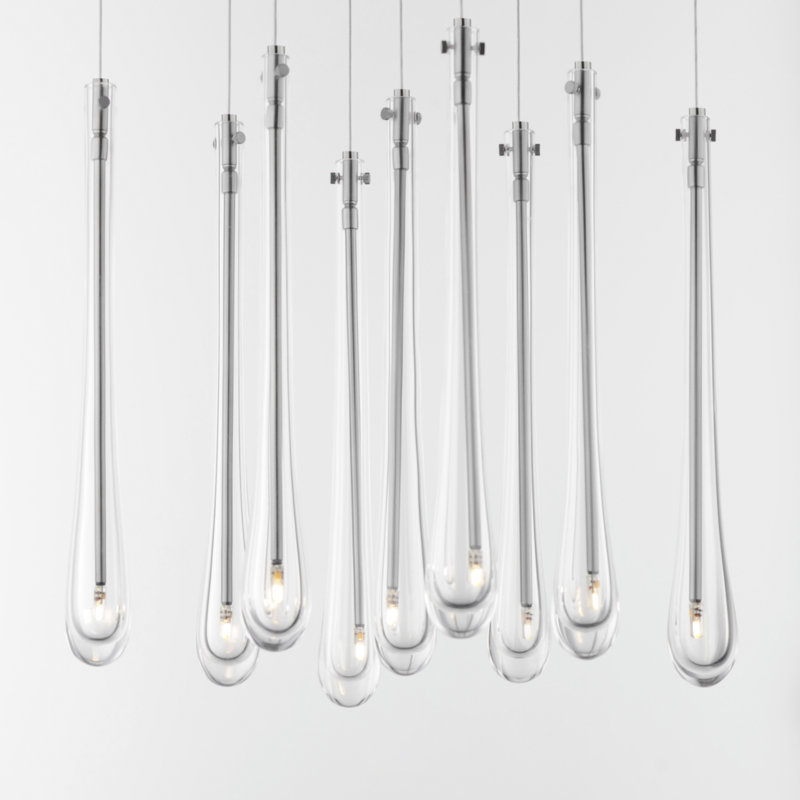 Jore 9 - Light Cluster Pendant, Satin Nickel