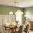 3-Light Dimmable Linear Kitchen Island Pendant Light