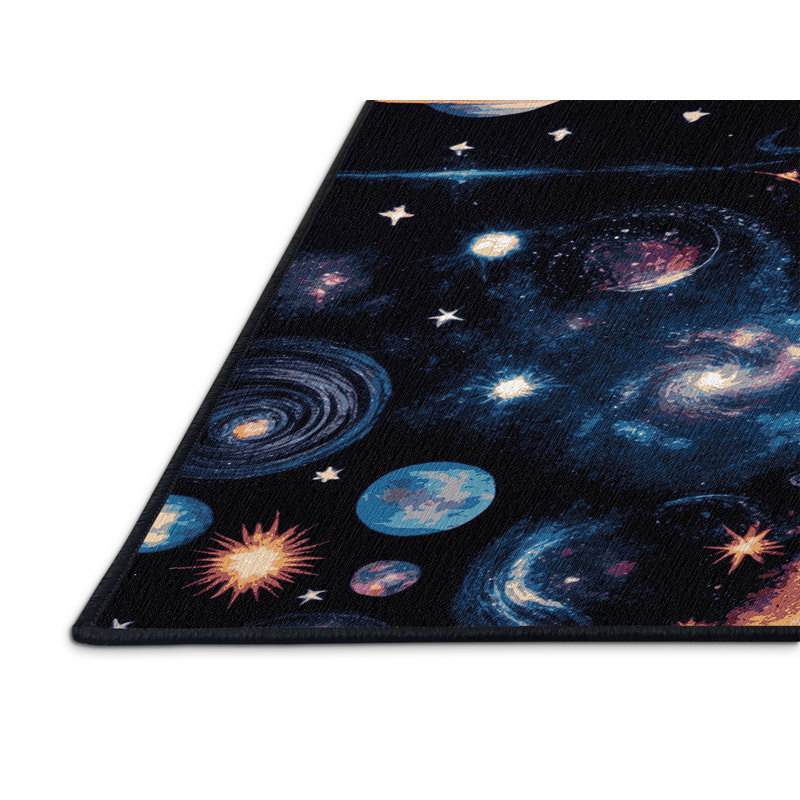 Tapis gris lavable à la machine, Rectangle 5 pi x 7 pi