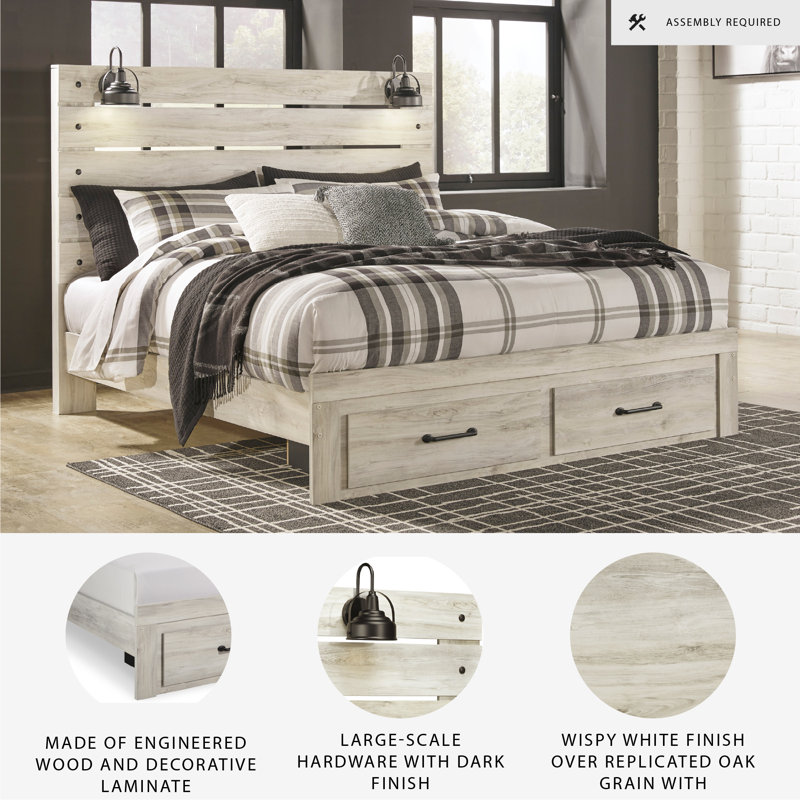 Kalayiah Slat Storage Bed, King