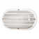 Solus Nautical Rounded Oblong Wall Mount Fixture with Diffuser Grille and Frosted Polycarbonate Diffuser