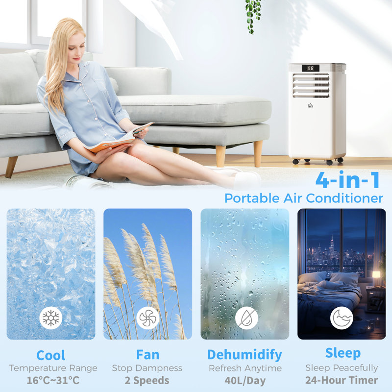 10000 BTU Portable Air Conditioner with Remote