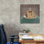 Art mural sur toile Winston Porter «Coffee And Co 3 Teal and Gray» par Janelle Penner-221156530