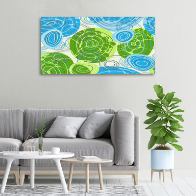 Abstraction - No Frame Print on Glass