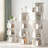 5 Tier Rotating Bookshelf, 360° Rotating White Bookcase for Small Spaces, Corner Bookshelf For Bedroom, Living Room, Study Room-736273590