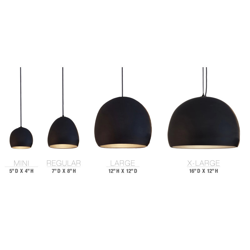 Luminaire suspendu à 3 lumières, Incandescent, H 132 po, Laiton