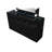 Black Vanity Set With Stool-823995537