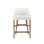 Orion Upholstered Stool with Solid Wood Frame