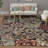 Elmer Transitional Floral Indoor Area Rug for Living Room, Dining Room, Bedroom-124526725-93364298