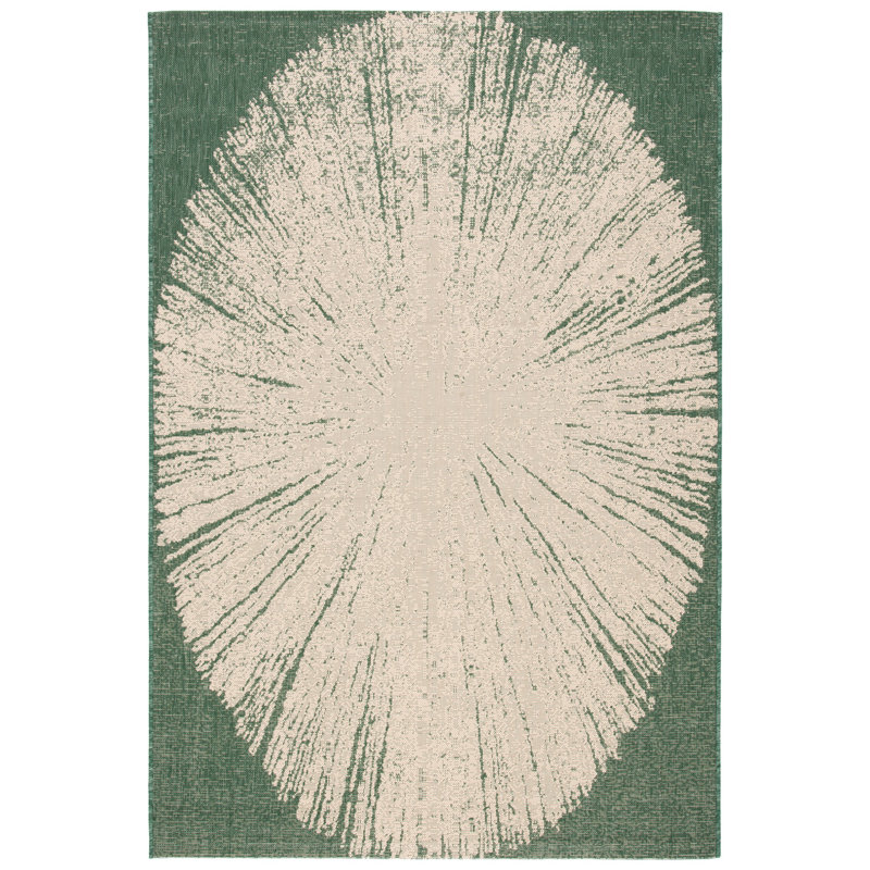 Tanyika Performance Abstract Indoor/Outdoor Area Rug, Rectangle 8' x 11'
