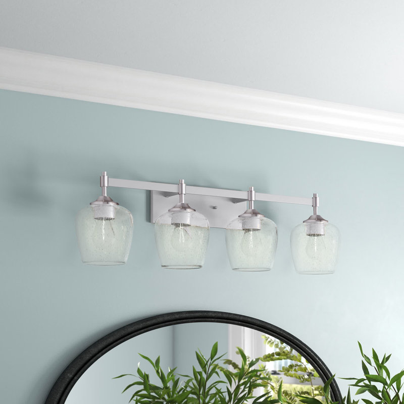 Pardeesville 4 - Light Vanity Light, Brushed Polished Nickel