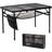 Camping Table Folding Grill Table With Mesh Desktop Portable Aluminum For Bbq
