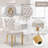 High-end Tufted Velvet Upholstered Nailhead Dining Chair-1240169721-1240169702