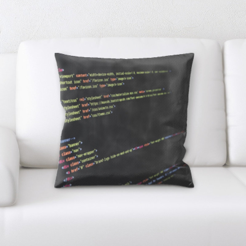 Muir Microsuede Reversible Throw Pillow