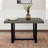 Rustic Metal and Solid Distressed Dining Table-978645063