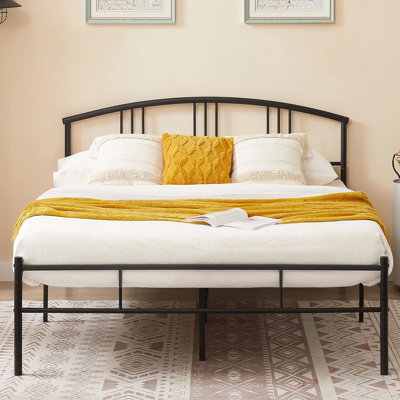 Breeona 37.2" Steel Bed Frame