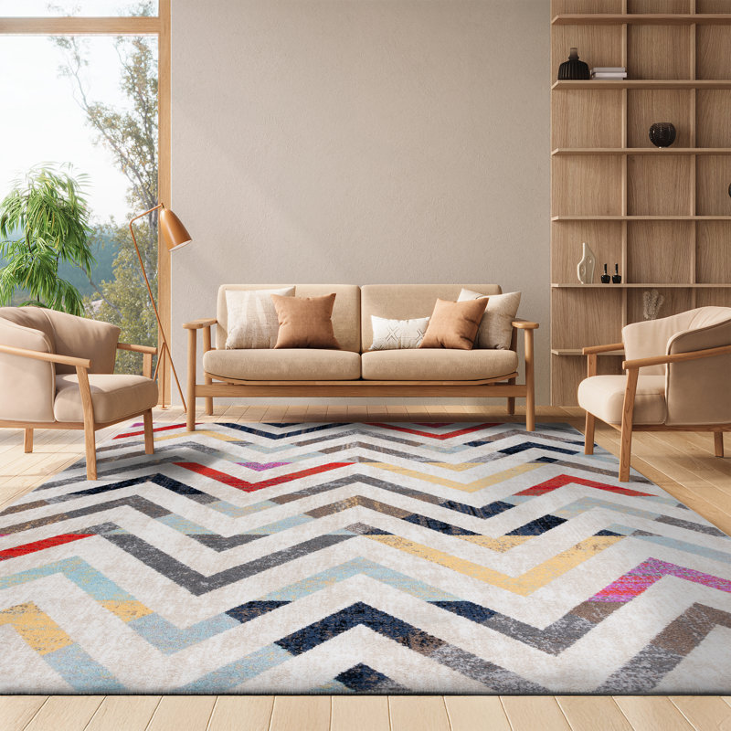 Adirondack Performance Chevron Rug, Rectangle 8' x 10'