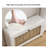 Ultra-thin solid wood shoe cabinet bench