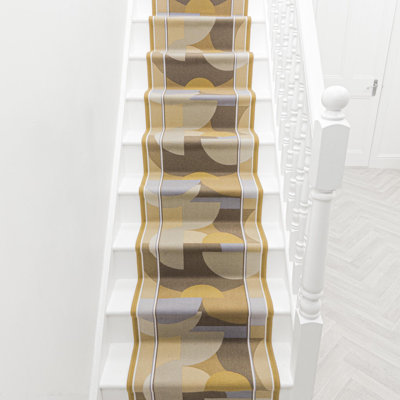 Stair Runner Geometric Shapes Area Rug