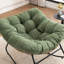 Chaise d'appoint berçante rembourrée Chenille-1979175376