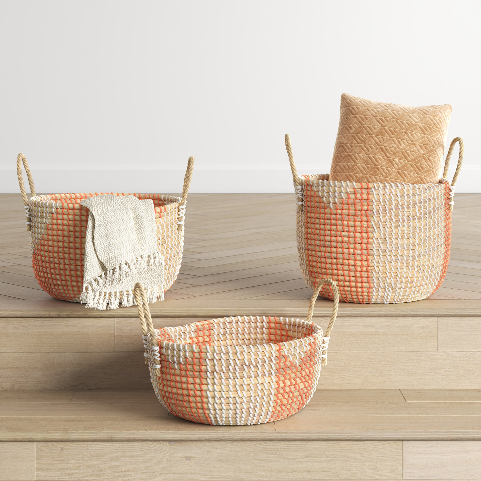 Seagrass Decorative Basket