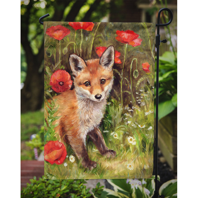 Besaw Double Sided Polyester Animal Garden Flag, 15" H  x 11" W