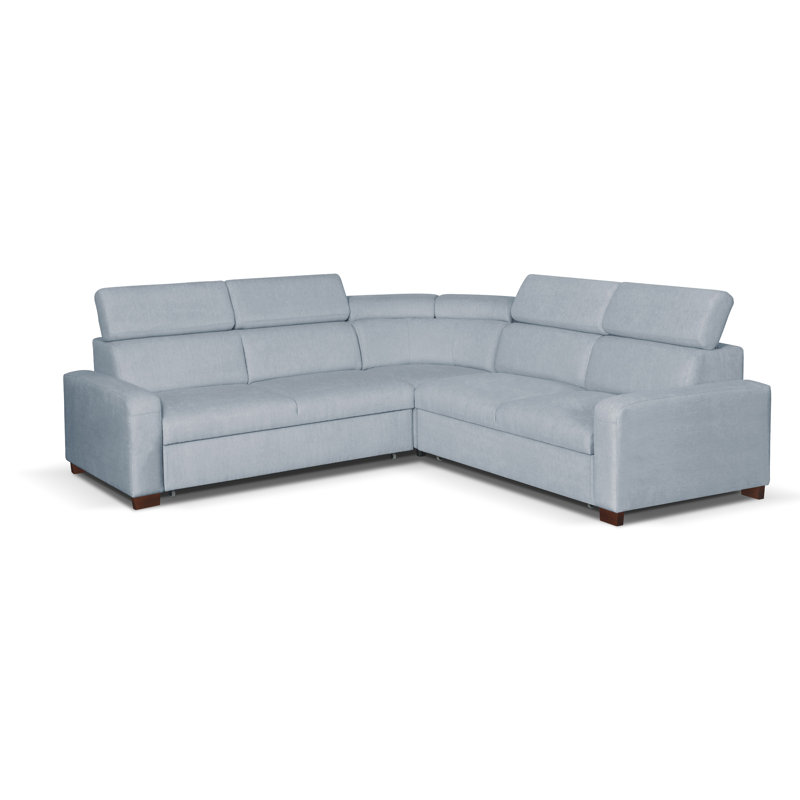 Chidsey 5 Seater Sofa Bed, Grey/Blue