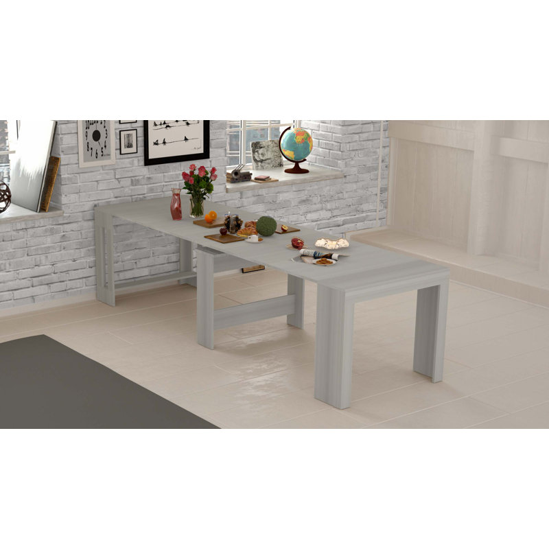 Whittman Extendable Dining Table, Natural Larch