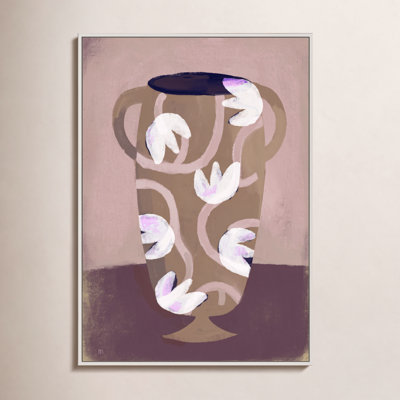 Flowered Vase Print by Marco Marella