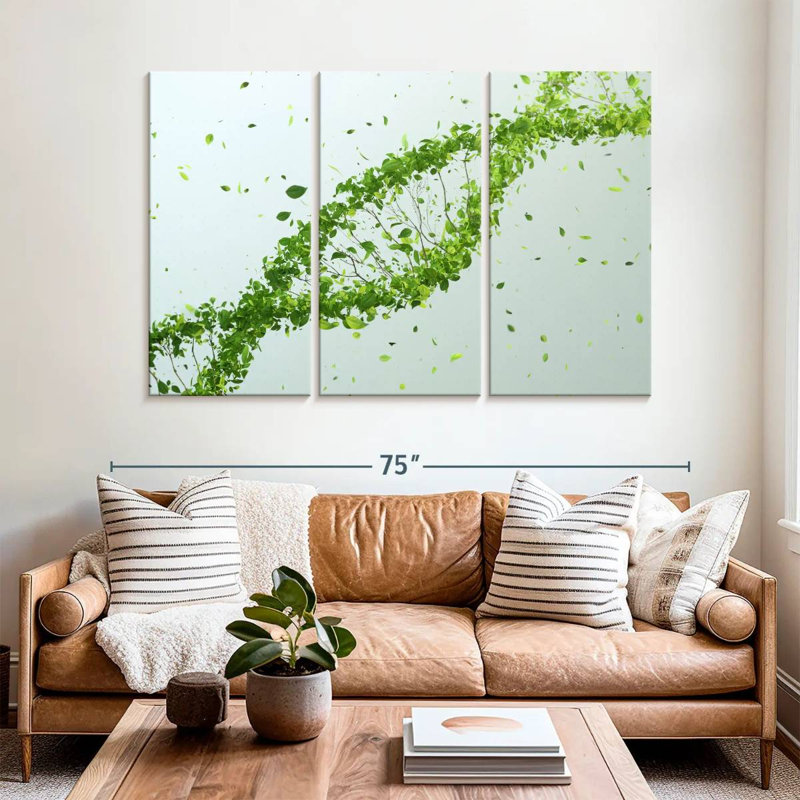 Keiri Botanical DNA, 42" H x 65" W
