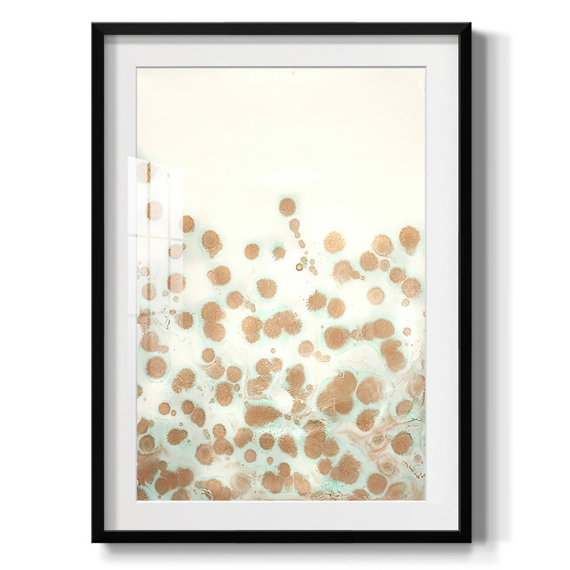 Printed Bronze Suspension Study II - Impression encadrée, Noir