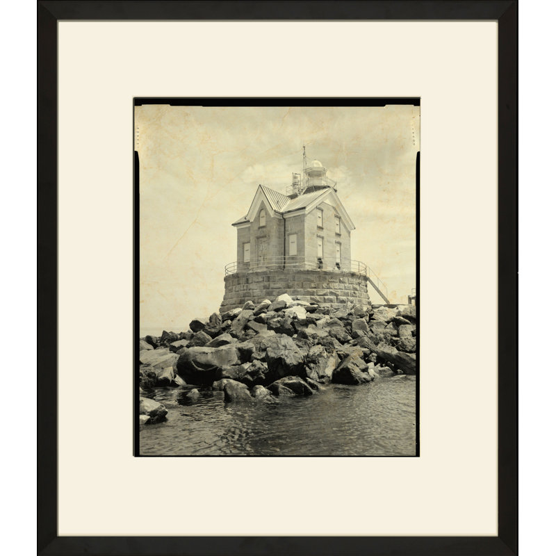 Phare de Cedar Point - Photographie encadrée sur papier