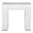 Ancona 17” Pure Acrylic Stone Bathroom Shower Bench in Matte White