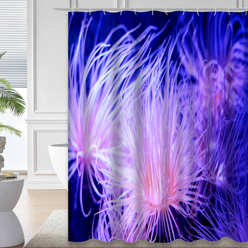Rideau de douche Sea Anemone, L 72 po x l 84 po
