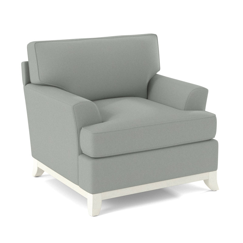 Oaks Way Armchair, Frost White, White Performance Fabric; 0851-94