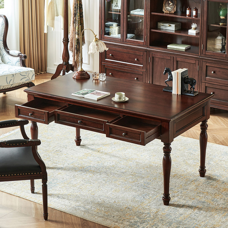 Bureau spacieux de style américain rétro