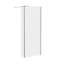 Walk In Shower Enclosure Wet Room 700mm Glass Screen with 300mm Return Panel-585183489