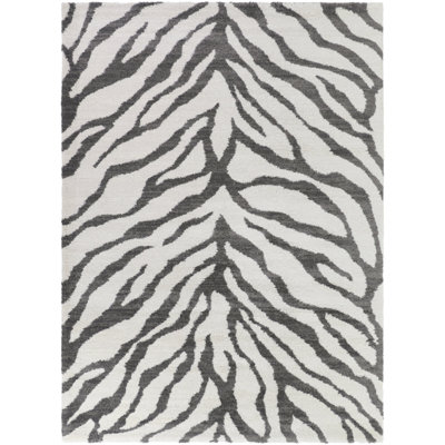 Tapis gris anthracite Amoroso
