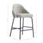 Tabouret de comptoir rembourré en métal Gracie-449696690-449696689